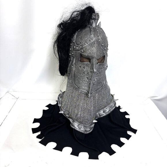 Faux Metal Knight Mask Medieval Renaissance Easter Unlimited Y2K Vintage - Picture 2 of 15
